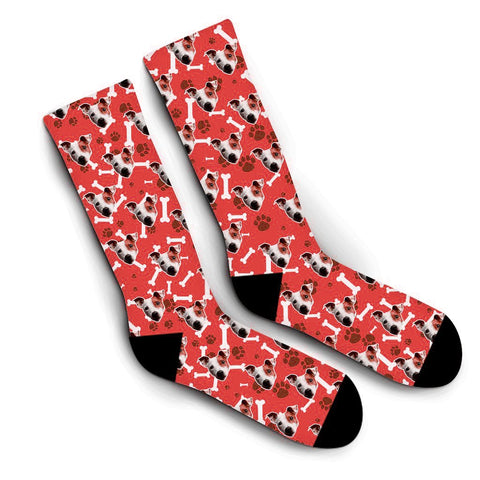 Custom Puppy Socks – Red